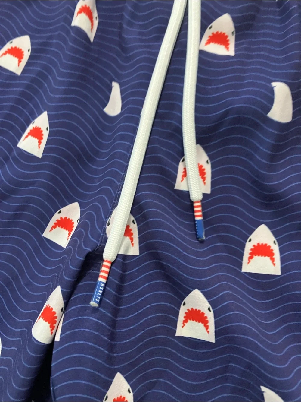 RSVLTS chomp shark week swim trunks size medium